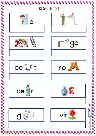 Resfebe Etkinliği ( Kolay ) 21 ( Etkileşimli )