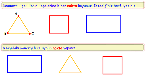 3. Sınıf Matematik Geometride Temel Kavramlar (Nokta ve Işın)-1