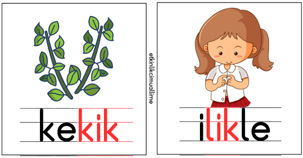 1. Sınıf İlk Okuma Yazma (İ-i Sesi) Görselleri-24 Sayfa