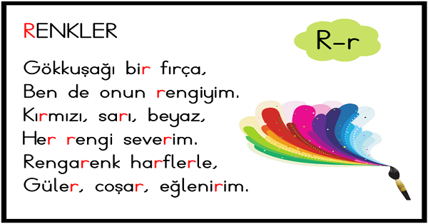 1. Sınıf İlk Okuma Yazma (R-r Sesi) Tekerleme