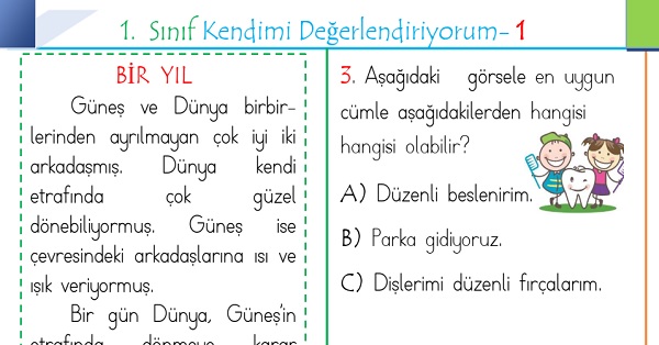 1. Sınıf Genel Değerlendirme 1