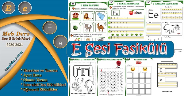 1. Sınıf İlkokuma E Sesi Fasikülü