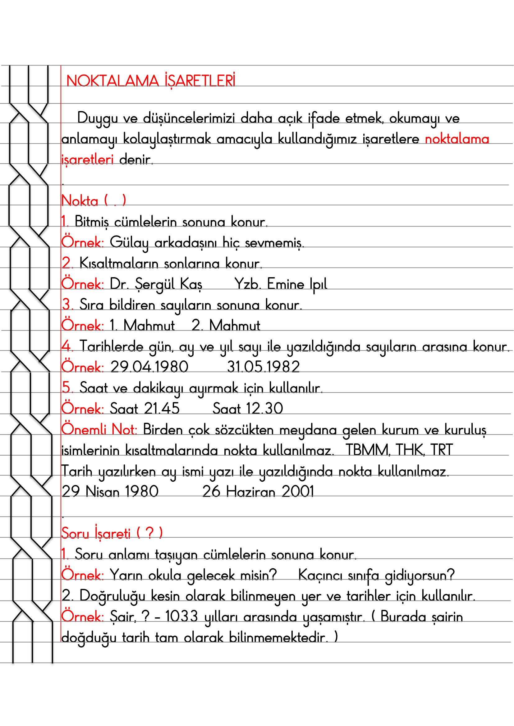 2. Sınıf - Türkçe Noktalama İşaretleri ( Nokta ve Soru İşareti ) Konu Anlatımı