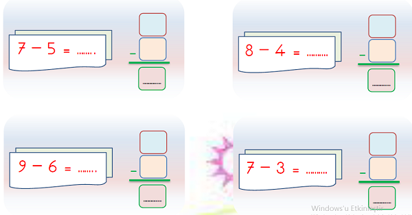 1. Sınıf Matematik Çıkarma İşlemi-6