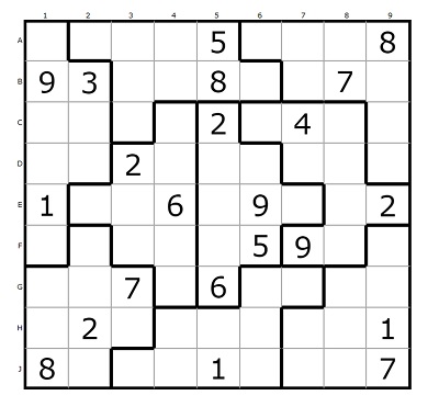 Parçalı Sudoku 5