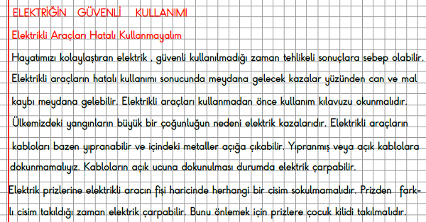 3. Sınıf Fen Bilimleri Elektriğin Güvenli Kullanımı Konu Anlatımı