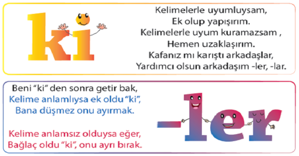 4. Sınıf Türkçe Yazım Kuralları (ki Ekinin Yazımı)
