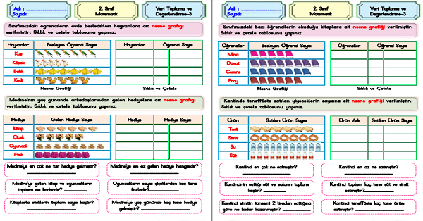 2. Sınıf Matematik Veri Toplama-3