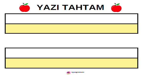 Güzel Yazı Sayfam (Ses Dikte Şablonu) 1