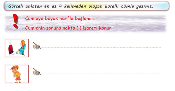 2. Sınıf Türkçe Kurallı ve Kuralsız Cümleler Etkinliği-6