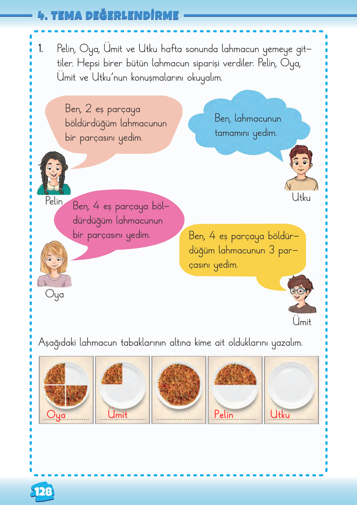 2. Sınıf Matematik Meb Yayınları 4. Tema Değerlendirmesi Cevapları
