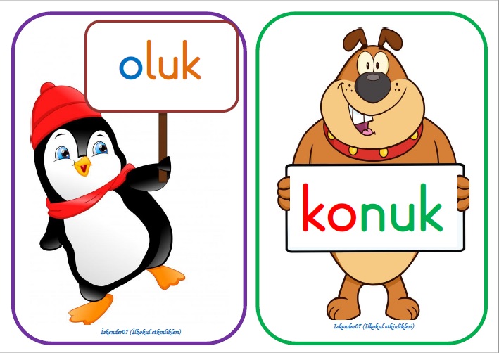 1. Sınıfı U-U Sesi Hece Kelime Çalışması Sunusu (40 Slayt)