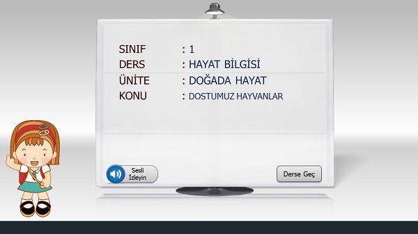 1. Sınıf Hayat Bilgisi Dostumuz Hayvanlar Sunusu