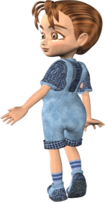 Clipart arkası dönük giden kız çocuğu resmi png