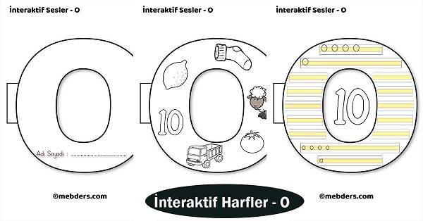 1. Sınıf İlkokuma İnteraktif Harfler - O Sesi