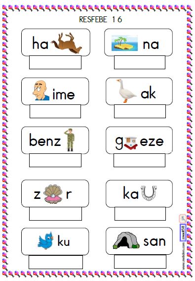 Resfebe Etkinlikleri 16 ( Kolay )