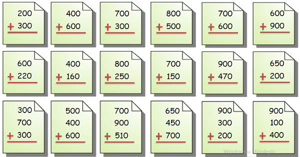 4. Sınıf Matematik Zihinden Toplama İşlemi-1