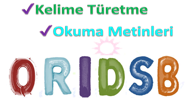1. Sınıf İlk Okuma Yazma ÖRIDSB Okuma Metinleri