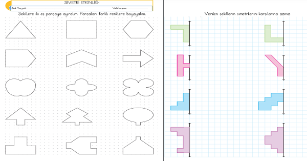 2. Sınıf - Matematik Simetri Etkinliği-3