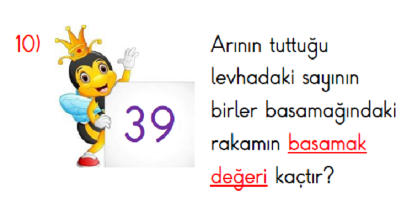 2. Sınıf Haftalık Kazanım Değerlendirme Testi 3.Hafta (25-29 Eylül)