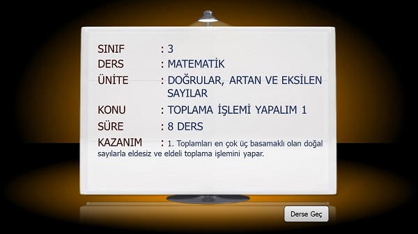 3. Sınıf Matematik Toplama İşlemi Yapalım Sunusu