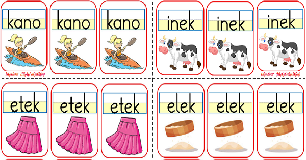 1. Sınıf İlk Okuma Yazma K-k Kesi Hece Kelime Defter Şablonları