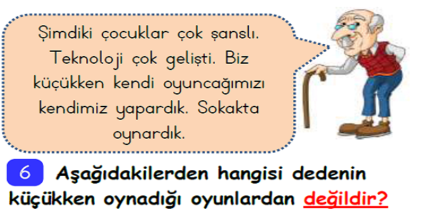 3. Sınıf Hayat Bilgisi Evimizde Hayat Ünite Değerlendirme-2