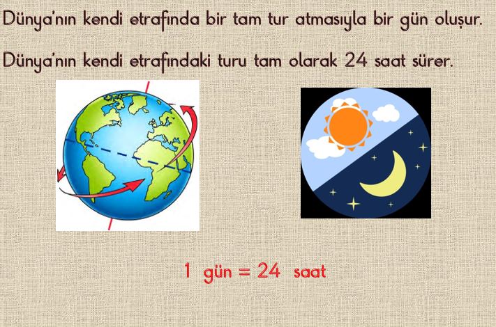 2. Sınıf Matematik Zaman Kavramlarını İlişkilendirelim  Powerpoint Sunumu