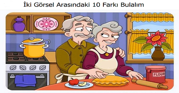 Dede Ve Nine Arasındaki 10 Farkı Bulma Etkinliği