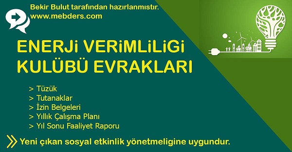 Enerji Verimliliği Kulübü Evrakları
