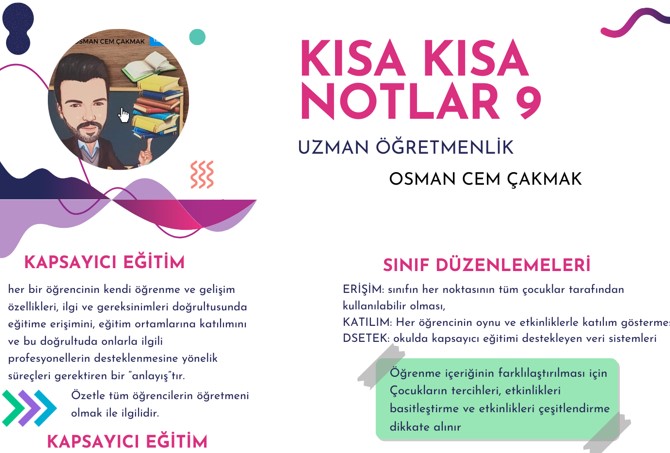 Uzman Öğretmenlik Kısa Kısa Notlar Serisi 9