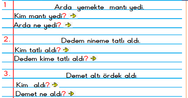 1. Sınıf İlk Okuma Yazma (D-d ve S-s Sesi) Okuma Anlama Çalışmaları (6 Sayfa)