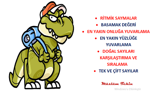 3. Sınıf Matematik Doğal Sayılarla İlgili Tüm Etkinlikler