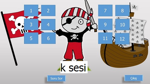 1. Sınıf k Sesi Değerlendirme Eğlenceli Hazine Nerede Sunusu