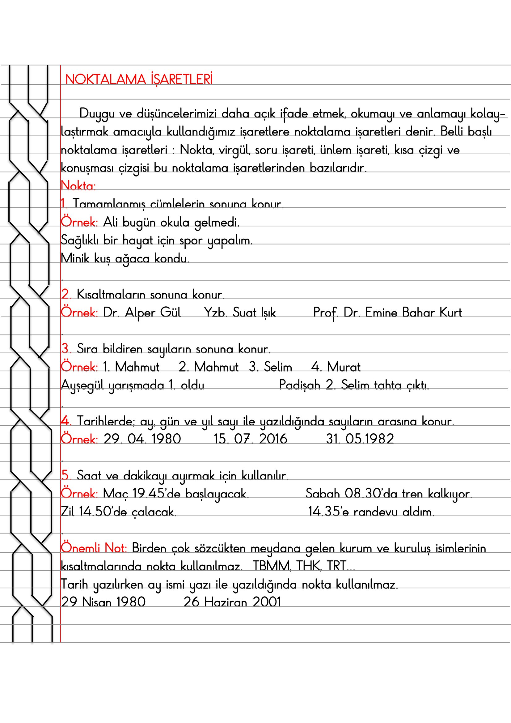 4. Sınıf - Türkçe Noktalama İşaretleri (Nokta) Konu Anlatımı