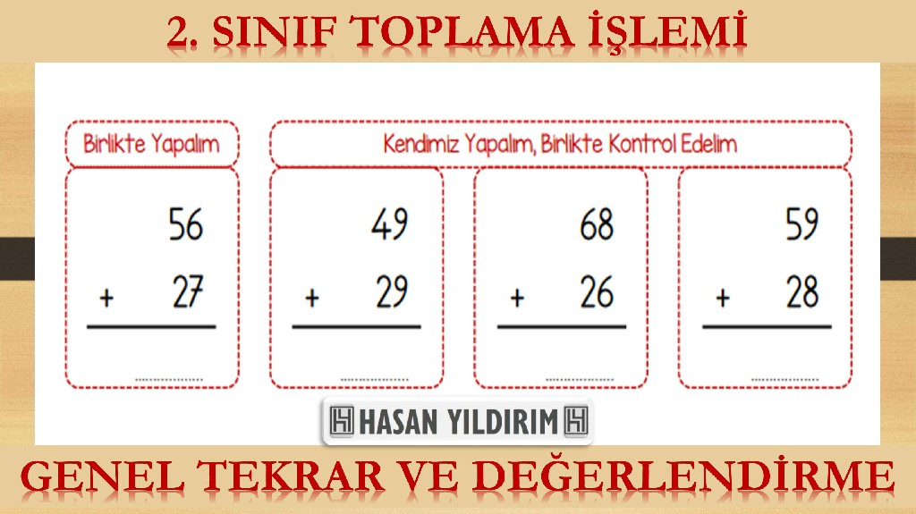 2. Sınıf Toplama İşlemi - Genel Tekrar ve Değerlendirme Çalışması (4 Sayfa)