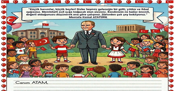 Maarifin Kalbinde Çocuk Atatürk'e Mektup